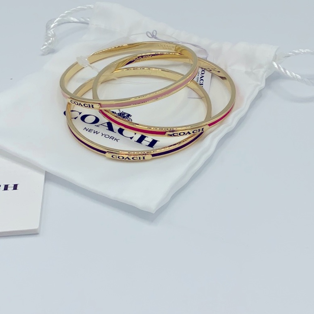 Coach Bangles Set of 3 - Picture 3 of 3